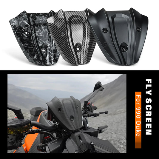 Motorcycle Accessories Deflector Wind Shield For 990Duke For Duke 990 2024 2025 Fly Screen Front Small Windshield Fairing