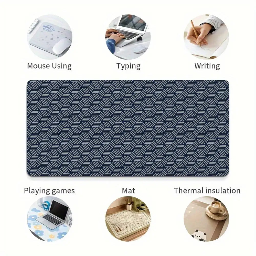 Line texture design Mouse Pad Large XXL Gaming carpet Rubber Lock keyboard Desk Mat Computer playmat Gamers work tablet office