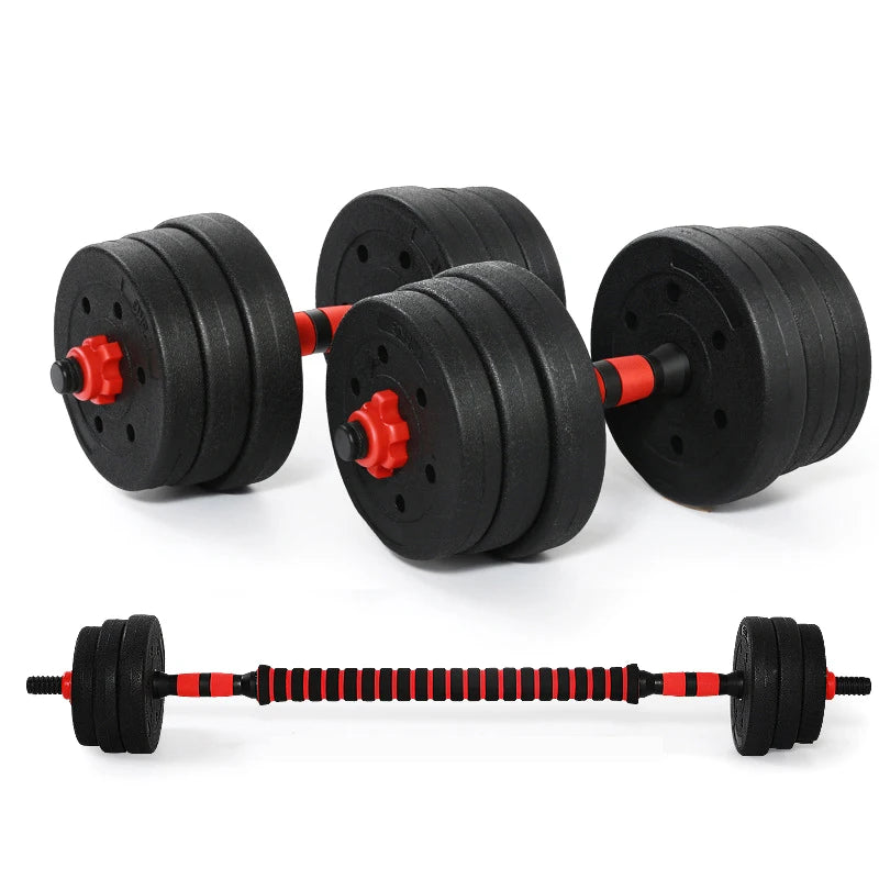 Premium 35/40cm Dumbbell Bars, Non-Slip Grip Handles for Sport Workout and Strength Training