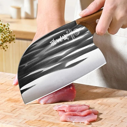 Kitchen knife, household forging, chopping and cutting dual-use knife, chef's super sharp kitchen bone cutting tool