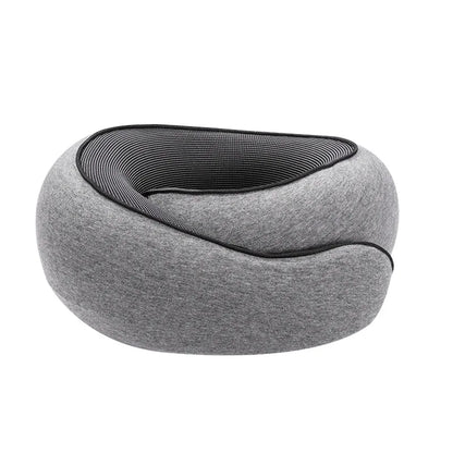 Portable Travel Neck Pillow Memory Foam U-shaped Pillow Snail Style 360 Degree Travel Neck Support Car,Office Sleep Pillow