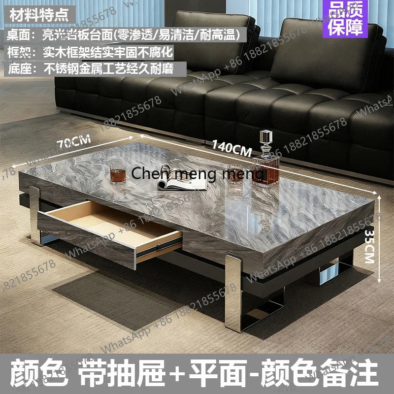 A50 Luxury Designer Side Table Modern Bedroom Living Room Kitchen Organizer Moving Coffee Table Writing Couchtisch Home Furnitur