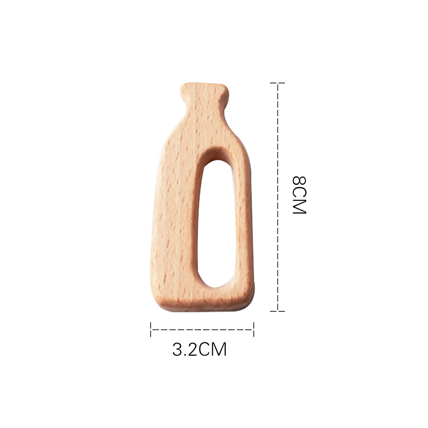 10pc Baby Wooden Teether Beech Bee Pacifier Teeth Pendant Wooden Baby Gym Toys Montessori Animals Baby Products Newborn Gift Kid
