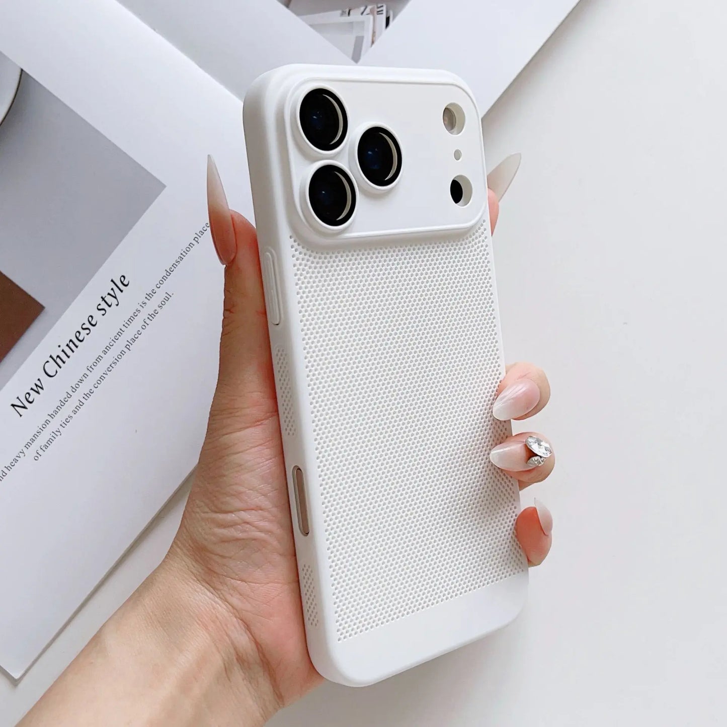 Cooling Phone Case Heat Dissipation For iPhone 17 17 Pro 17 Pro Max 17 Air Shockproof Breathable iPhone 17 Series Back Cover