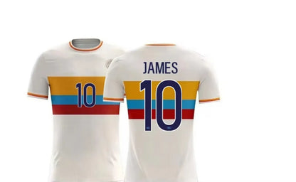 Colombia Men's Streetwear Football Quality 3d Printed Quick Drying Breathable Couple Tees For Men_women Short Sleeve T-Shirt