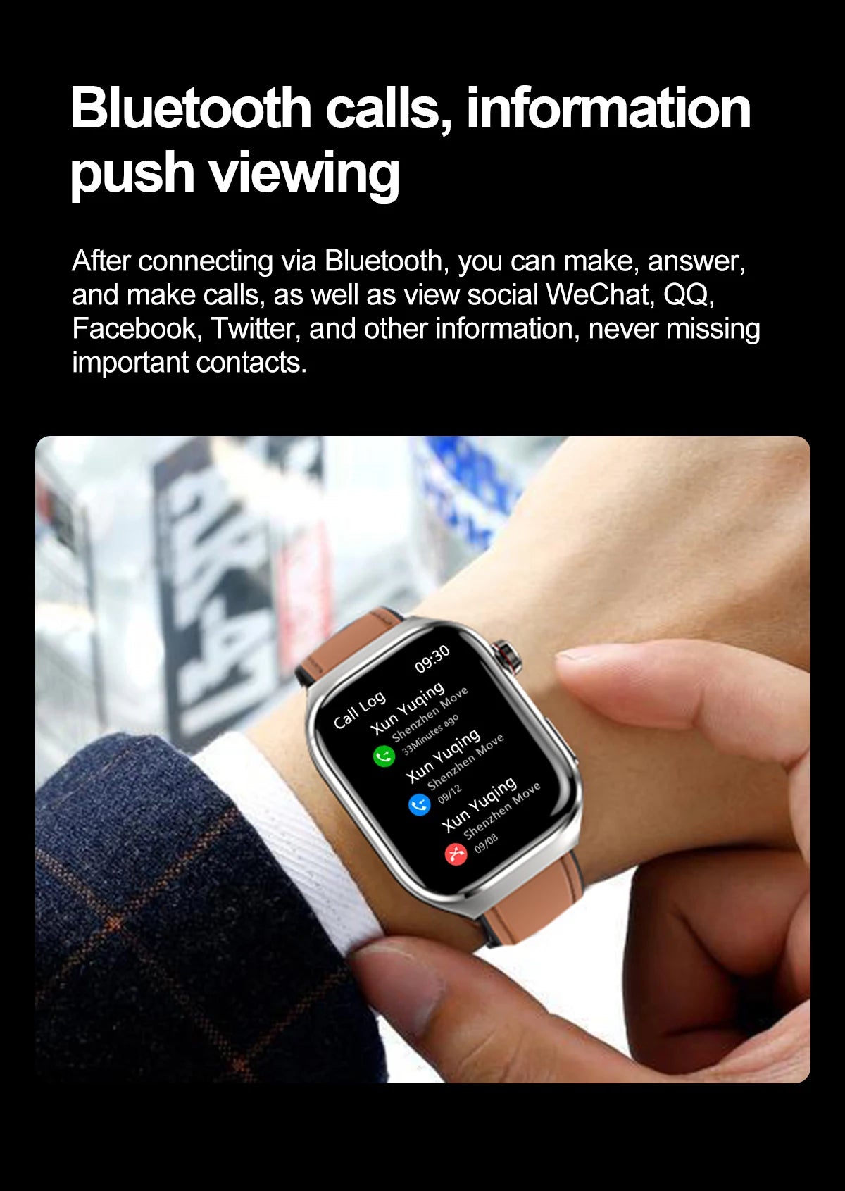 2025 New Smart Watch 2.04-inch AMOLED Screen Bluetooth Call IP68 Waterproof 650mA Sports Smartwatches Men Android Military-Grade