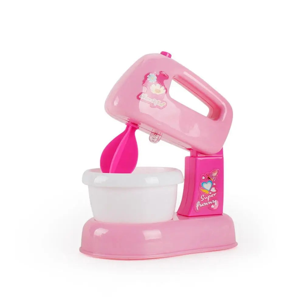 Coffee Machine Household Appliances Toys Vacuum Cleaner Cooking Pretend Play Set with Light Sweeper Kitchen Toys Boy Girl