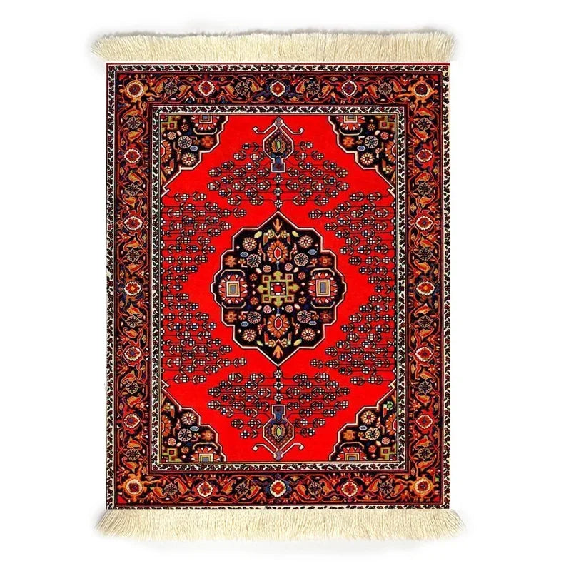 1pc Persian Carpet Keyboard and Mouse Pad HD Bohemia Gaming Room Decoration Office Tables Desktop Computer Tassel Non-Slip Mat
