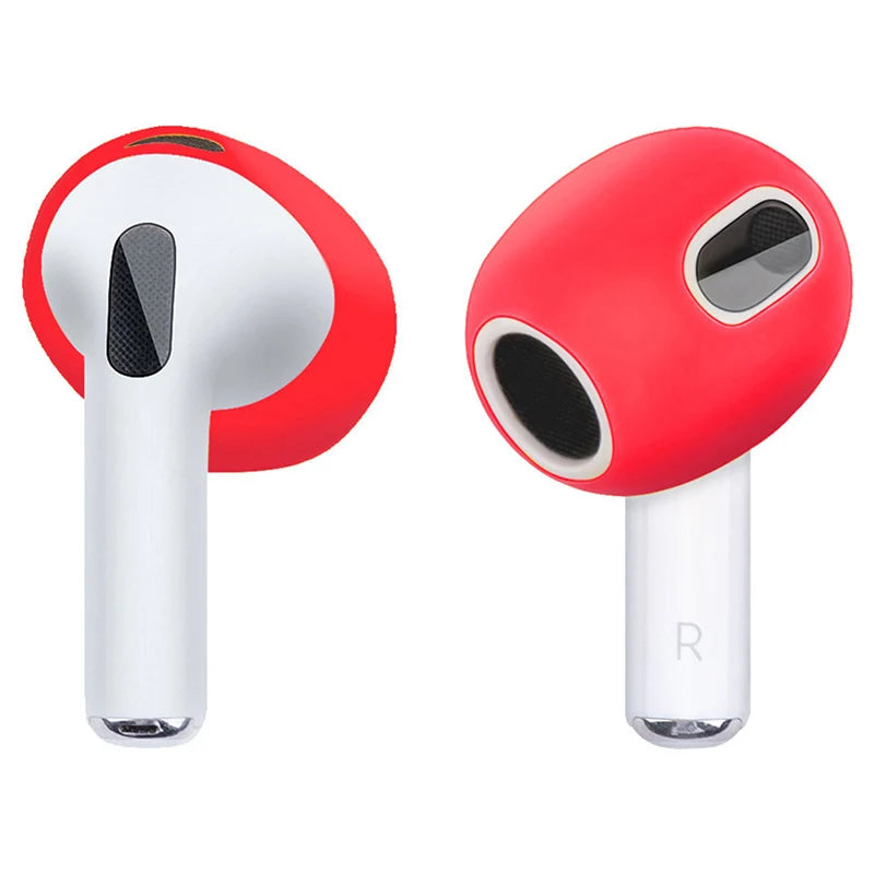 1pair Cover For AirPods 3 3rd Silicone Protective Case Skin Covers Earpads For AirPods 3 Generation Cover Tips Accessories