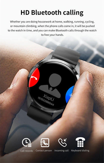 2025 New Smart Watch Men Watch 4 Pro1.53 inch AMOLED HD Screen BT Call GPS sports NFC Health Monitoring Smartwatch Mens Watch
