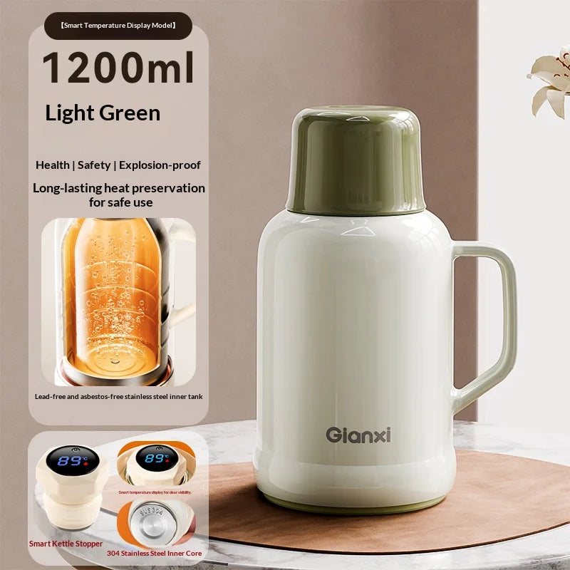 Gianxi Insulated Pot Stainless Steel Large Capacity Hot Water Bottle 2025 New Small Warm Pot Dormitory Student Warm Bottle