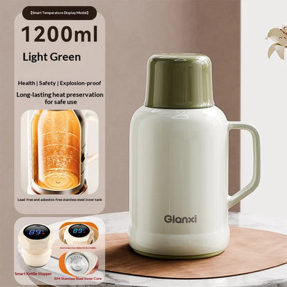 Gianxi Insulated Pot Stainless Steel Large Capacity Hot Water Bottle 2025 New Small Warm Pot Dormitory Student Warm Bottle