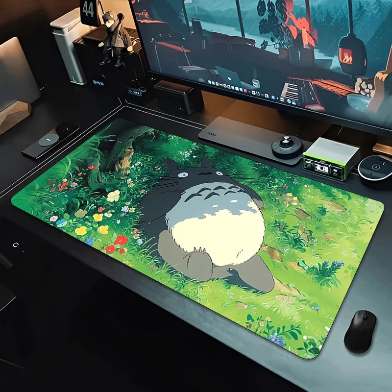 Mouse Pad Office Carpet Mouse Mats Gamer Rug Desk Non-Slip Accessories Computer Table Pads HD PC carpet T-Totoro Mousepad lovely