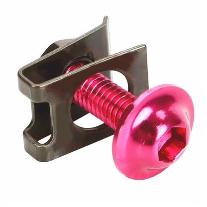 1set CNC M6 6mm Fairing Body Work Bolt Kit Screw Spire Speed Fastener Clip Nut For CBR GSXR Modified Bolt Motorcycle Accessories