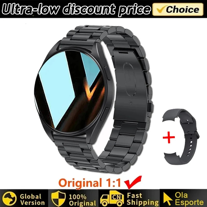 Smartwatch Women Watch 6 Health Monitoring Watch Waterproof Voice Assistant Bluetooth Call Smart Watch 2025 New Sports Watch