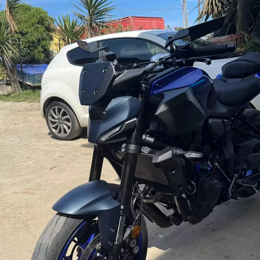 Motorcycle Front Windscreen FOR YAMAHA MT-07 MT07 mt07 2025-2026 Windshield Wind Deflectors Windproof Fairing Shield Accessories