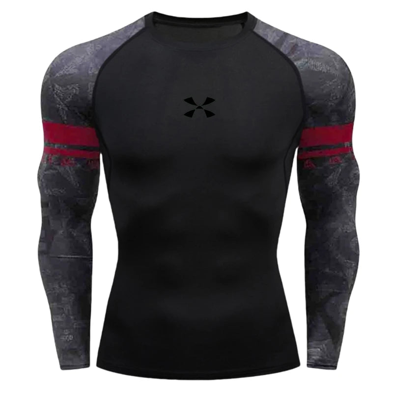 Cody Lundin Men's Compression Gym Wear Swim T Shirt Wholesale Men Gym Wear Slim Fit Rash Guard Compression T Shirt