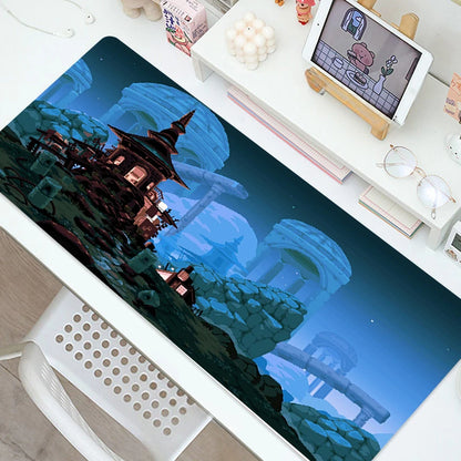 City Street Print Art Gaming MousePad Computer Laptop Gamer Table Mats Anti Slip Soft Mouse Pads for Home Office Accessories