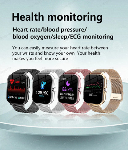 2025 Smart Watch 2.01 Inch HD Display Bluetooth Call Message Preview Sport Modes DIY Dial Weather Forecast Watches For Men Women