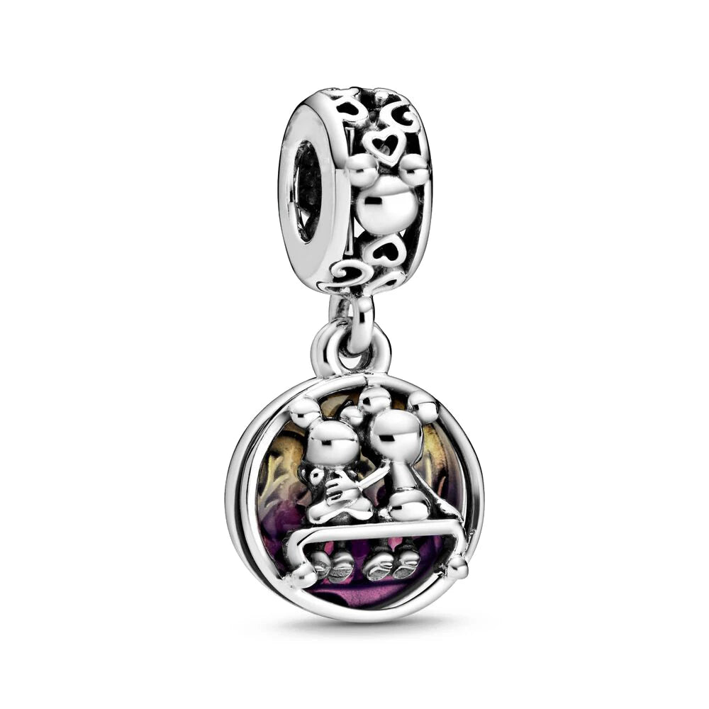 Hot Sell 925 Silver DIY Beads Jewelry Charms Bracelet Mickey Minnie Princess Christmas Stitch Robots Marvel Cute Miniso Disney