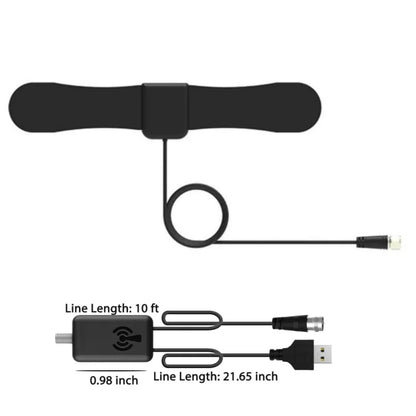 TV Antenna  Digital Antenna for Smart TV 4K 1080p HD Digital VHF UHF All TV's for Local Channels, Smart Switch Signal Booster