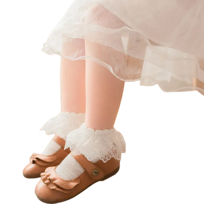 Baby Girl 0-3 Years Summer Ruffle Socks Cute Infant Princess Toddler Dress Frilly Breathable Cotton Socks 0-12/12-24/24-36M Kids