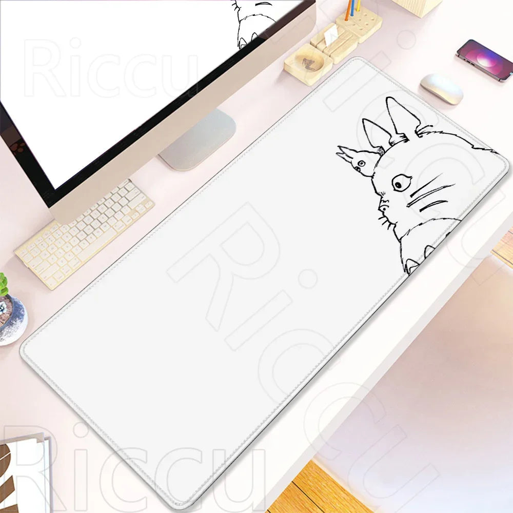 HD Xxl Office Computer PC Accessories 400X900mm Table Mat Gaming Kawaii Cat Mouse pad chinchilla Gamer Large Dragon Desk mat