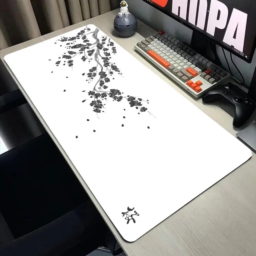 Cherry Blossom scenery mouse pad game washable rubber plus long table mat non-slip home office decorative computer accessories