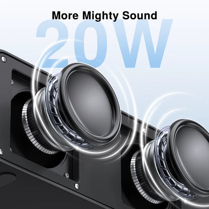 1HORA Wireless Speaker Portable Speaker Bluetooth 5.3 85dB 20W Dual Speaker Sound Quality 5 Hours Playtime 2400mAh For Phone TV