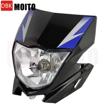 Headlight Assembly For Yamaha XTZ125 Fairing Motorcycle Headlamp Enduro Accessories Dirt Bike Head Lamp Motocross