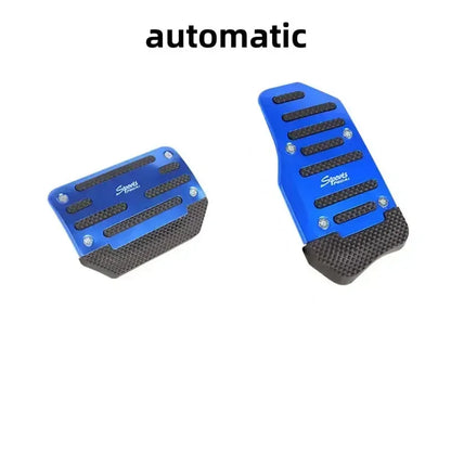 Automotive pedal aluminum alloy universal type modified brake accelerator clutch aluminum alloy pedal anti-skid pad Accessories