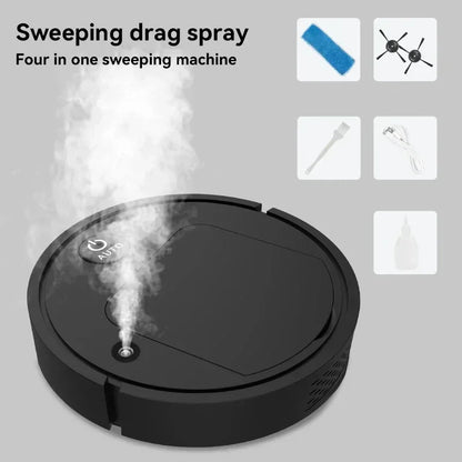 2025 New 5-in-1 sweeping robot mopping andvacuuming strong clean air purification intelligent robot household appliances