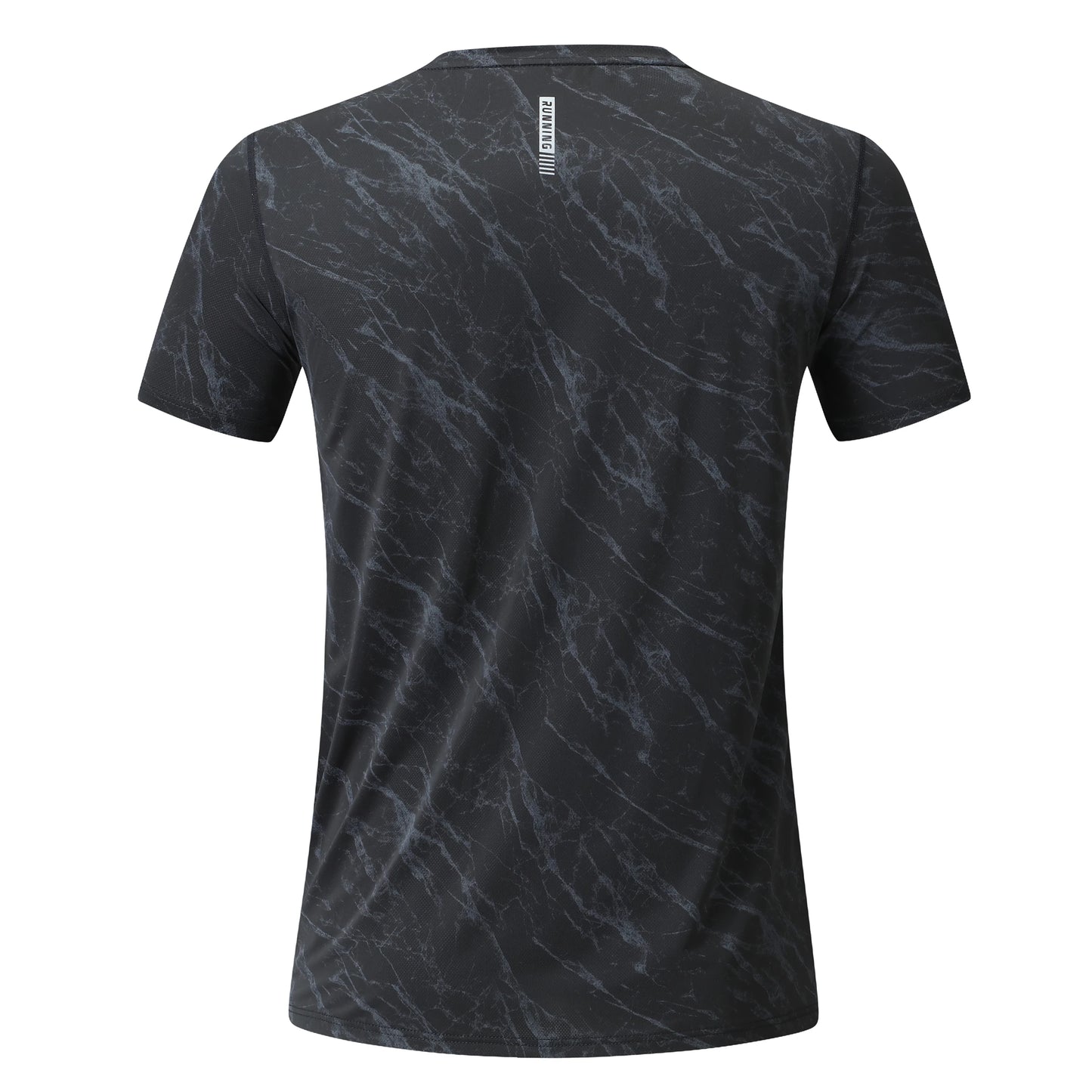Mens Running T-Shirt Outdoor Sports Tops Short Sleeve Shirt Men Fitness Gym Guys Clothing Shirts Sportswear Breathable Quick Dry