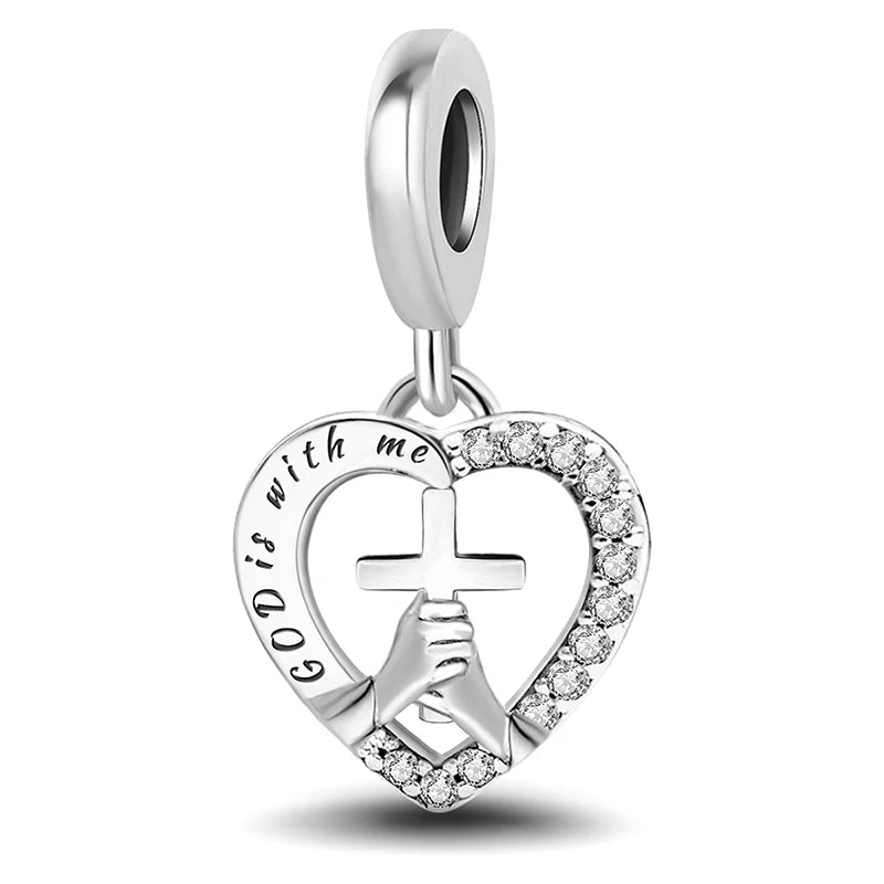 925 Sterling Silver Small Fresh Four Leaf Clover Series Charms Bead Diy Bracelet Necklace Making Gift Of High Quality Jewelry