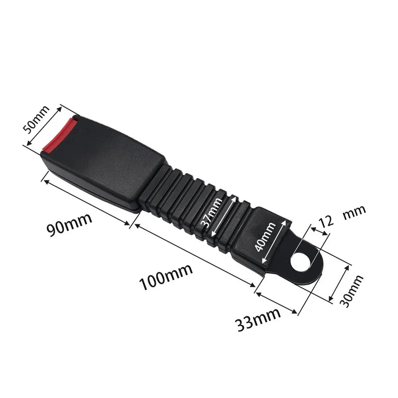 Car Seat Belt Extenders Safety Belt Extender Seat Buckle Auto Belts Extension Extension Connector Interior Accessories