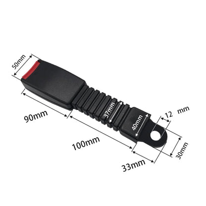Car Seat Belt Extenders Safety Belt Extender Seat Buckle Auto Belts Extension Extension Connector Interior Accessories