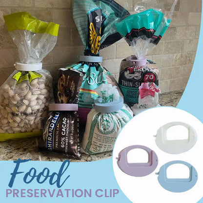 Plastic Bag Sealer Clamp for Home Use, Food Storage Clips, Safety, Moisture Proof, Kitchen Essential Sealers