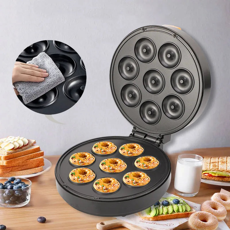 Cake Machine 1PC Breakfast Machine Donut Maker Waffle Maker Sandwiches Household Homemade Breakfast Cooking Appliances