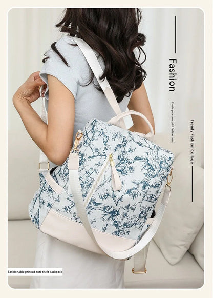 Fashionable Women's Bags, Trendy Backpacks, Large-Capacity Simple Handbags, Retro-Style Casual Bags, High-End Shoulder Crossbody Bags, Student Bags, Multi-Purpose Storage Bags