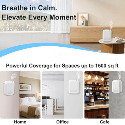 2026 Upgrade WiFi Smart Scent Air Machine for Home, Hotel, Spa, Office, 1500 Sq. 400ML Bluetooth Hotel Collection Diffuser