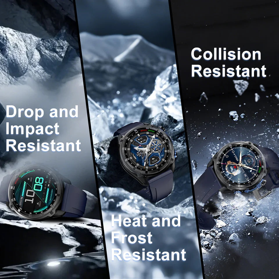 HD Vision DT G1 Smart Watch Ultra-clear Display GPS Navigation 4GB Storage Offline Map Bluetooth call Sports Health Monitoring