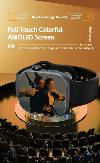 5G Smartwatch Global Version 2.29 Inch AMOLED Display with 180 Degree Rotating Camera Supports SIM Card WiFi GPS Video Calling