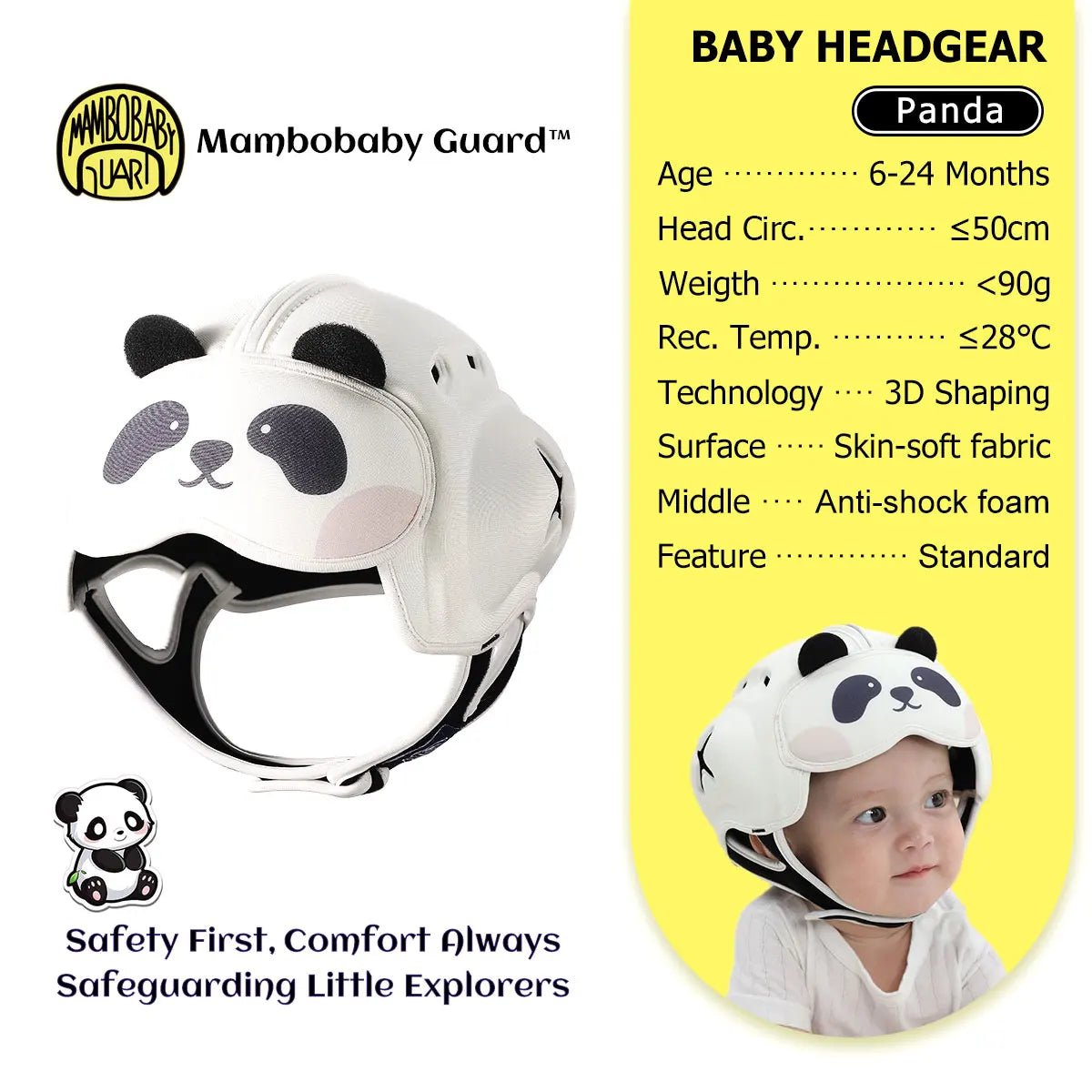 Mambobaby Guard Dropshipping 1 Safe Anti-Shock Baby Helmet Toddler Head Protector Infant Headgear Learn Crawl Walk for Bump Fall