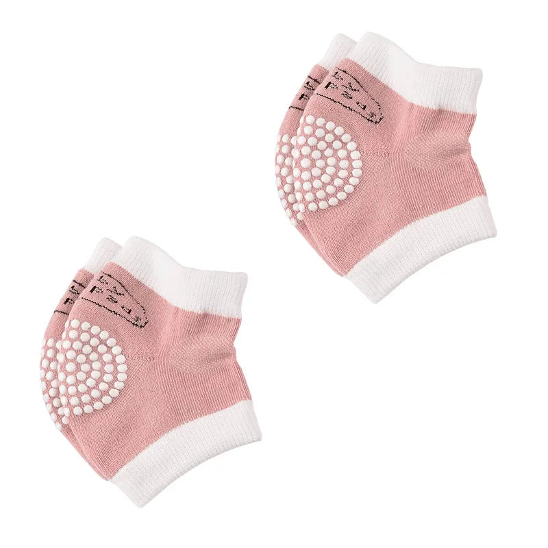 Baby Crawling Knee Pads Breathable, Toddler Walking Anti-Fall, Infant 0-3 Years Old, Pure Cotton Anti-Collision Elbow Pads, Non-
