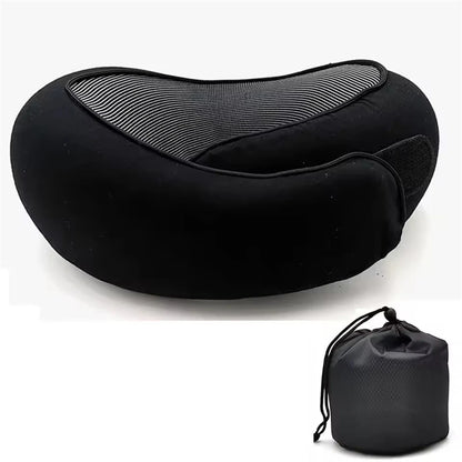 U-shaped Pillow Travel Drive Neck Pillow Memory Foam Protection Neck Support Portable Adjustable Soft Noon Break Sleep Pillows