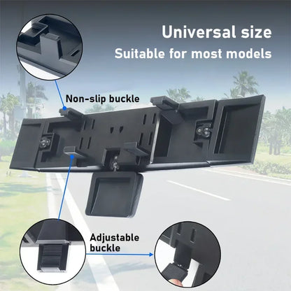 Adjustable Wide-view Rearview Mirror In The Car Wide Angle Panoramic Assisting Interior Clip On Convex Rear View Mirror For Car