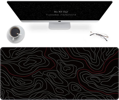 XXL Mouse Pad Sea Wave Gaming Mouse Pad Waterproof Mousepad Extended Large Mouse Mat Desk Pad Laptop Desk Mat Office and Home