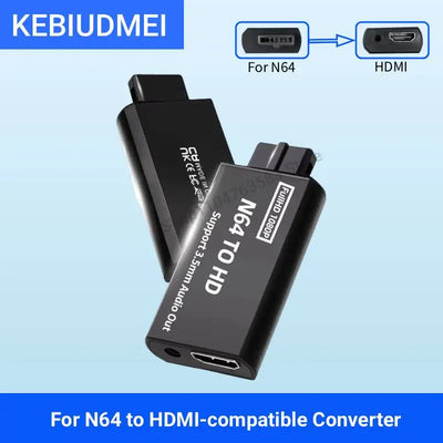 1080P N64 to HDMI-compatible Converter Game Adapter Plug and Play HD Adapter For Gamecube Console For N64/SNES/NGC Accessories