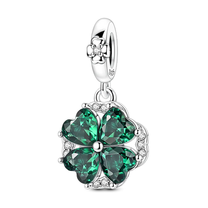 Lucky Clover Series Bead 925 Sterling Silver Original Charms Fit Pendant Charm Bracelet Dangle for Women DIY Fine Jewelry Making
