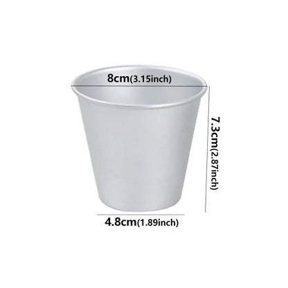 Nonstick Baking Cups Metal Aluminum Baking Form Mould Pastry Pudding Mold Decorating tool baking cups metal baking form mould